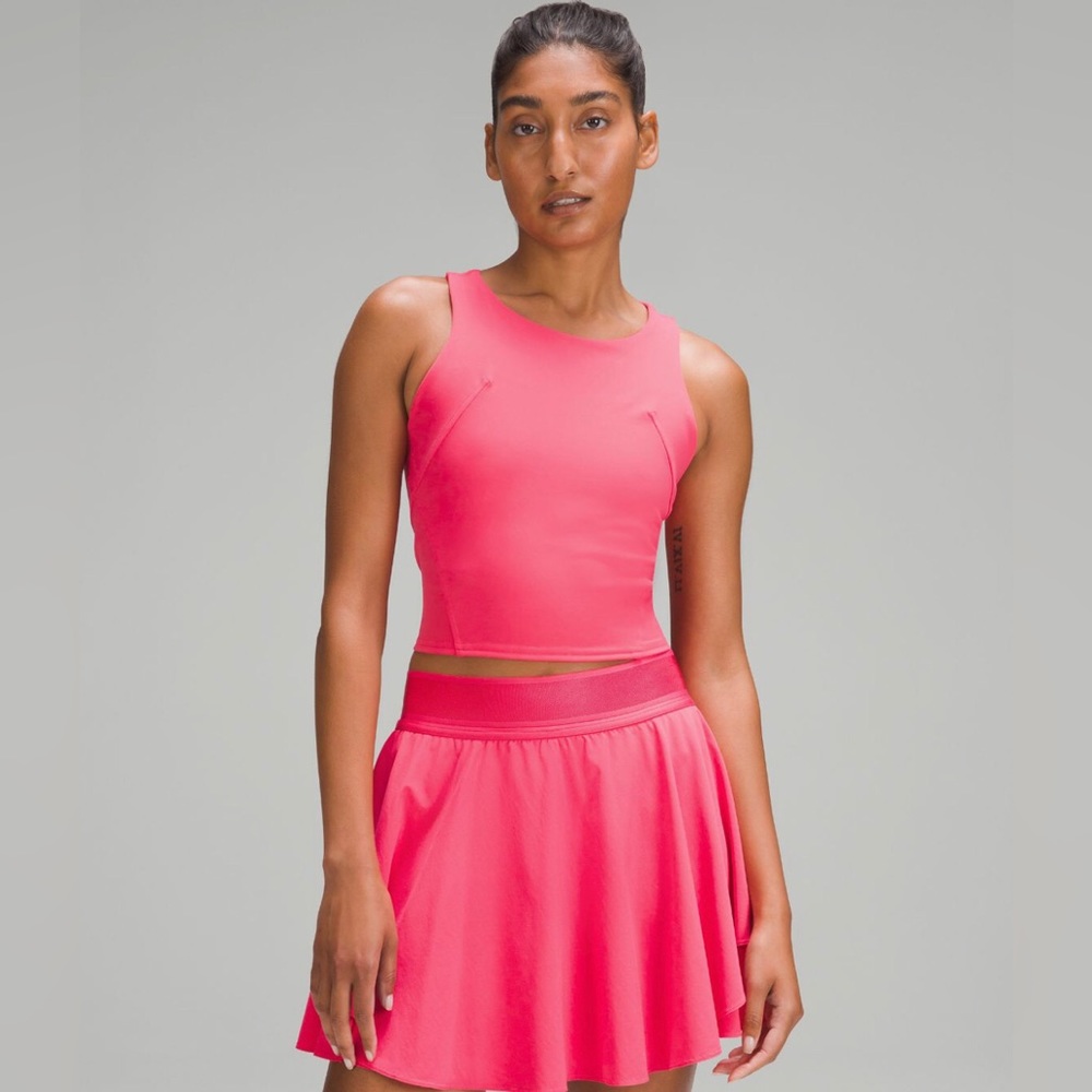 lululemon athletica Bright Pink Cropped Tank